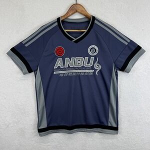 Naruto Kakashi ANBU Shirt Mens Medium Blue Jersey BoxLunch Hidden Leaf